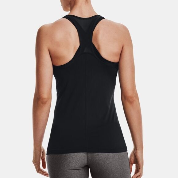 Women's HeatGear® Armour Racer Tank Grey Slate Color Womens Size XS - Picture 6 of 9